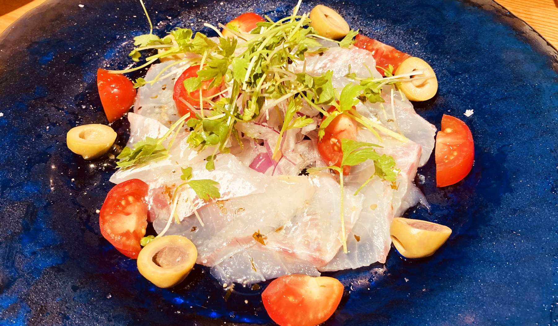 鯛のカルパッチョの写真